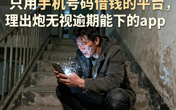 只用手机号码借钱的平台，理出五个高炮无视逾期能下的app