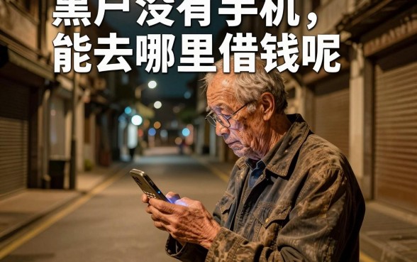 黑户没有手机能去哪里借钱呢,汇总五个真正无视风控黑白的网贷软件