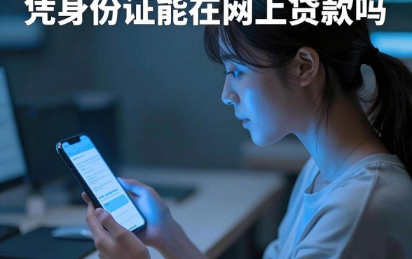 凭身份证能在网上贷款吗，详尽说明5个秒批网贷轻松贷的app