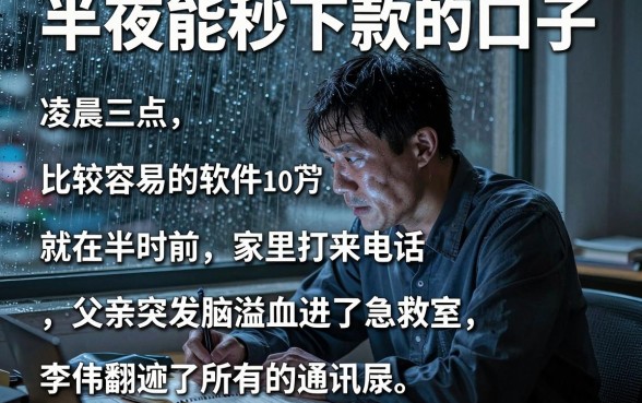 半夜能秒下款的口子，概括五个贷款10万比较容易的软件