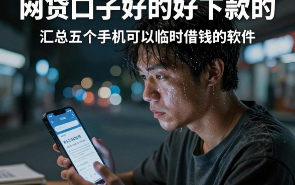 网贷口子好的好下款的,汇总五个手机可以临时借钱的软件