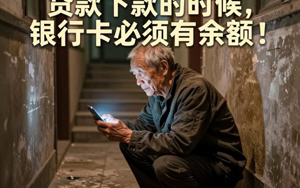 贷款下款的时候银行卡必须有余额，汇总五个可以不看征信就能下款的口子