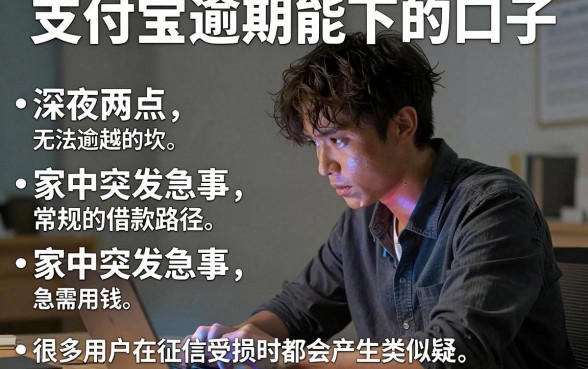 支付宝逾期能下的口子,概括五个利息低的网贷软件