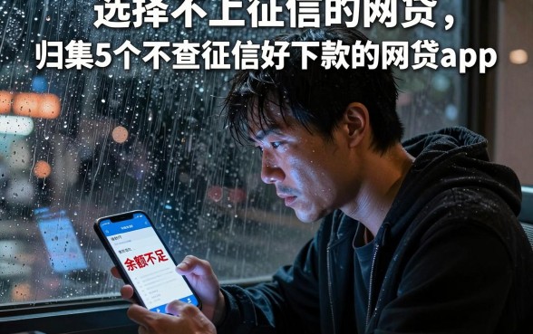选择不上征信的网贷，归集5个不查征信好下款的网贷app