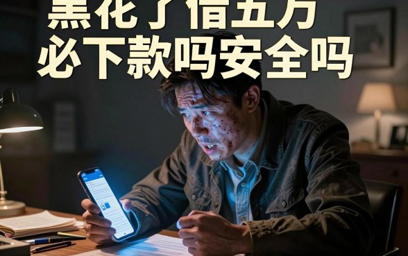 黑花了借五万必下款吗安全吗，整合5个无视征信黑白户秒下款的贷款