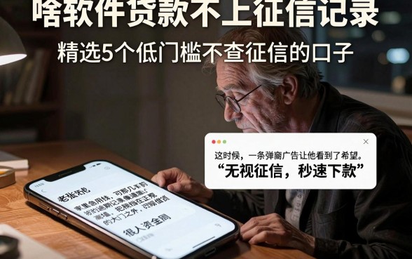 啥软件贷款不上征信记录，精选5个低门槛不查征信的口子