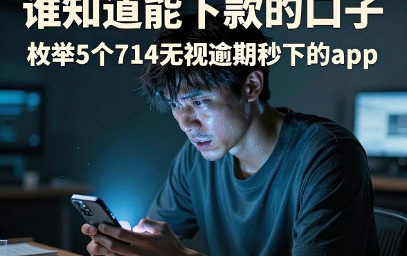 谁知道能下款的口子,枚举5个714无视逾期秒下的app