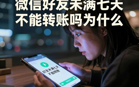 微信好友未满七天不能转账吗为什么，甄选5个714无视逾期秒下的平台