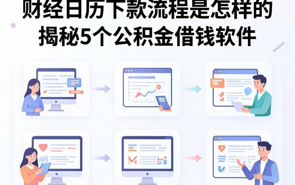 财经日历下款流程是怎样的，揭秘5个公积金借钱软件