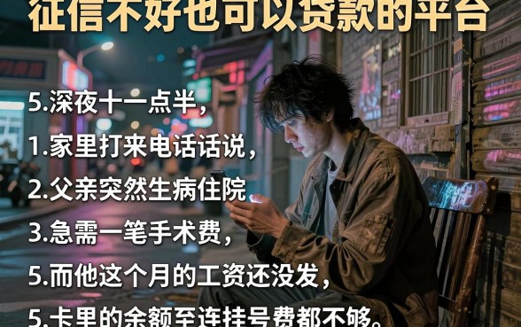 征信不好也可以贷款的平台，胪列5个快速下款无视征信的软件