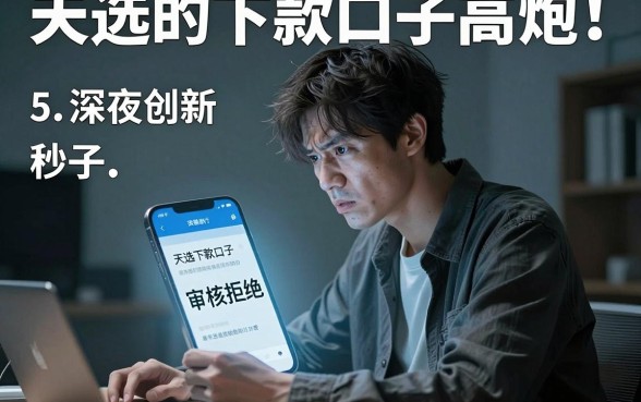 天选的下款口子高炮，归纳5个金融创新秒下不要芝麻分的口子