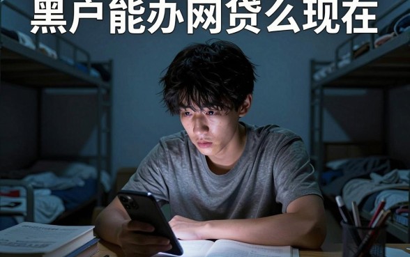 黑户能办网贷么现在，规整五个大学生可以使用的口子