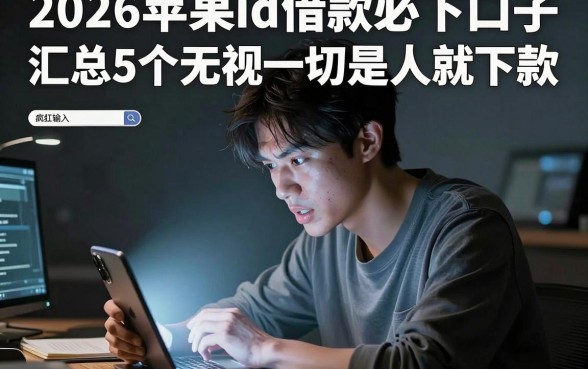 2026苹果id借款必下口子,汇总5个无视一切是人就下款