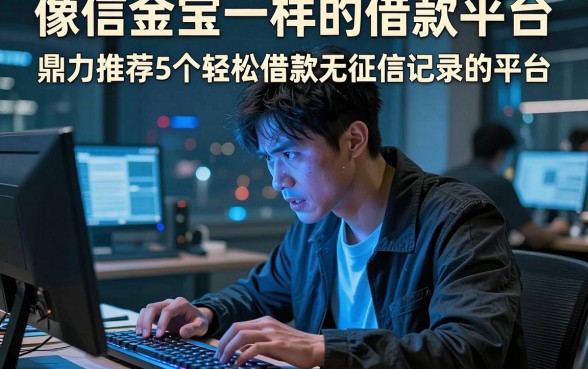 像信金宝一样的借款平台，鼎力推荐5个轻松借款无征信记录的平台