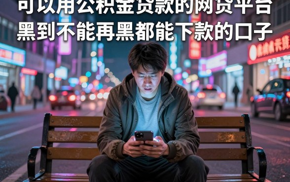 可以用公积金贷款的网贷平台,细致阐述五个黑到不能再黑都能下款的口子