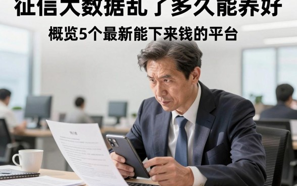 征信大数据乱了多久能养好，概览5个最新能下来钱的平台