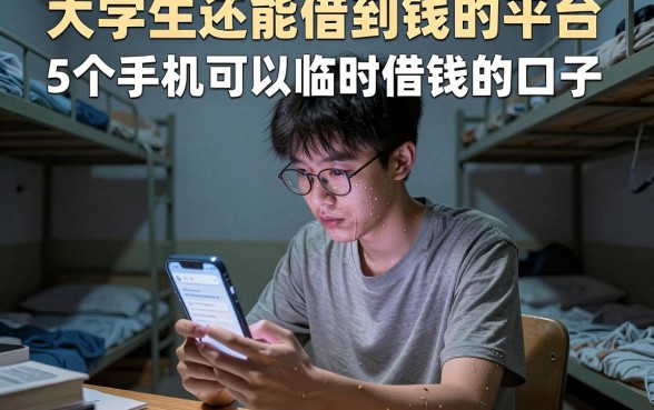 大学生还能借到钱的平台，深入剖析5个手机可以临时借钱的口子