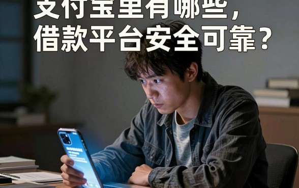 支付宝里有哪些借款平台安全可靠,揭秘五个快速下款无视征信的软件