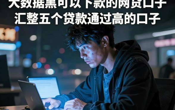 大数据黑可以下款的网贷口子,汇整五个贷款通过高的口子