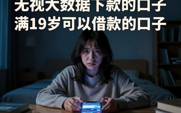 无视大数据下款的口子,整理五个满19岁可以借款的口子