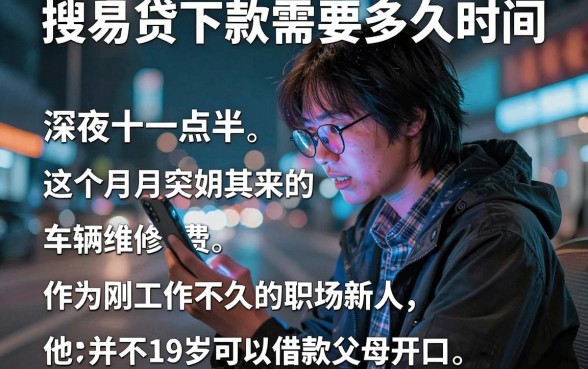 搜易贷下款需要多久时间，汇总5个满19岁可以借款的平台
