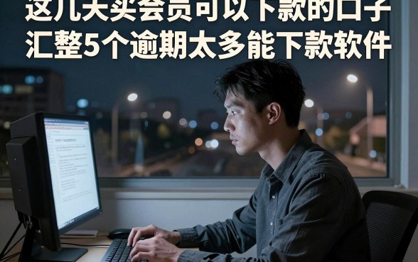 这几天买会员可以下款的口子，汇整5个逾期太多能下款软件