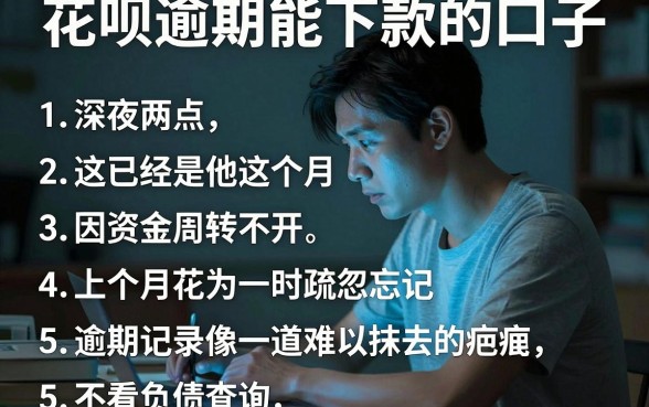 花呗逾期能下款的口子，整合5个不看负债查询的软件