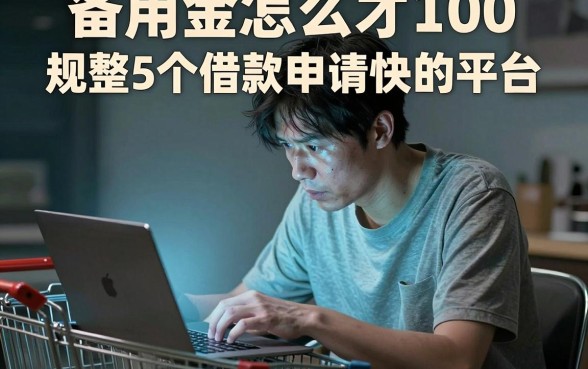 备用金怎么才100，规整5个借款申请快的平台