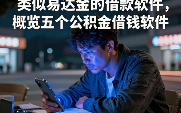类似易达金的借款软件，概览五个公积金借钱软件