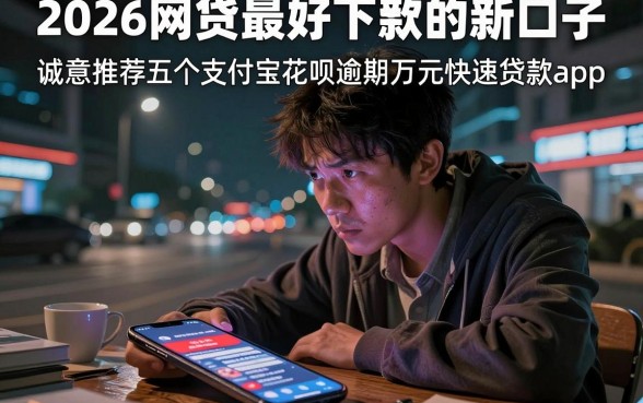 2026网贷最好下款的新口子，诚意推荐五个支付宝花呗逾期万元快速贷款app