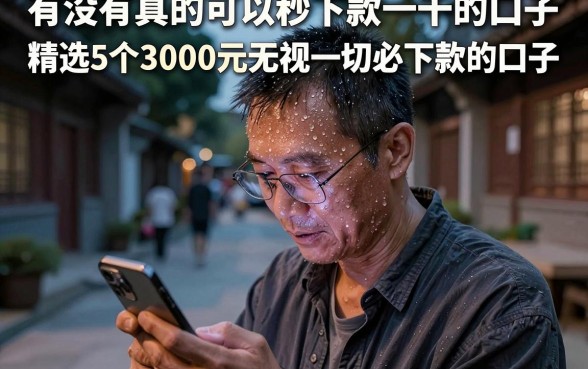 有没有真的可以秒下款一千的口子,精选5个3000元无视一切必下款的口子