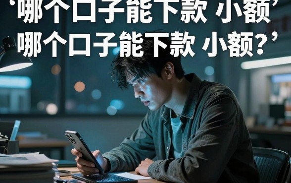 哪个口子能下款 小额,整合5个不看负债的长期网贷口子