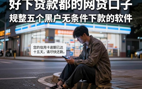 好下贷款都的网贷口子,规整五个黑户无条件下款的软件