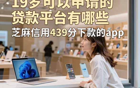 19岁可以申请的贷款平台有哪些，整合五个芝麻信用439分下款的app