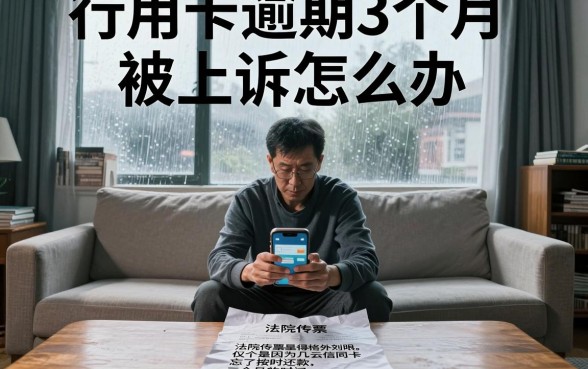 行用卡逾期3个月被上诉怎么办,汇总五个公积金快速贷款口子