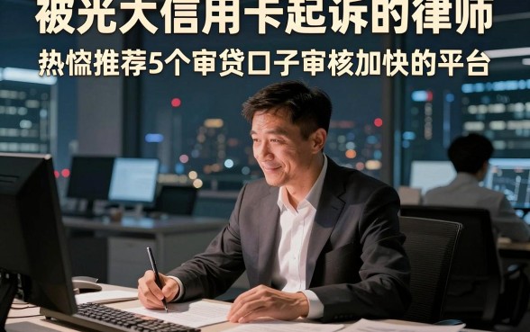 被光大信用卡起诉的律师，热忱推荐5个审贷口子审核加快的平台