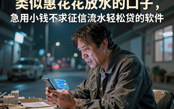 类似惠花花放水的口子,鼎力推荐五个急用小钱不求征信流水轻松贷的软件
