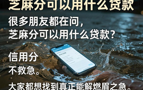 芝麻分可以用什么贷款,理出5个摆脱欠款束缚贷款新app