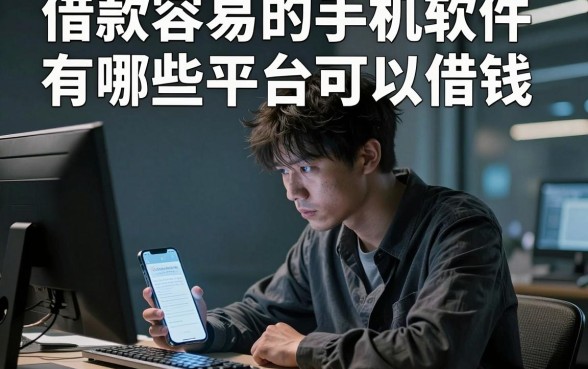 借款容易的手机软件有哪些平台可以借钱,概括5个无视黑白100%秒下网贷口子