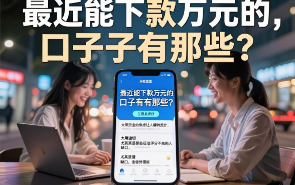 最近能下款万元的口子有那些，梳理五个无视评分的贷款软件