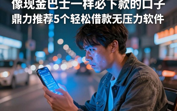 像现金巴士一样必下款的口子，鼎力推荐5个轻松借款无压力软件
