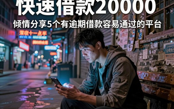 快速借款20000,倾情分享5个有逾期借款容易通过的平台