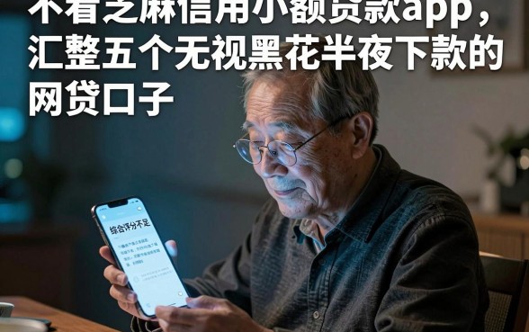 不看芝麻信用小额贷款app,汇整五个无视黑花半夜下款的网贷口子