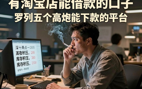 有淘宝店能借款的口子，罗列五个高炮能下款的平台