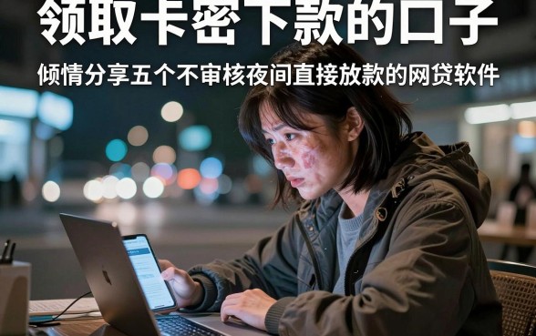 领取卡密下款的口子，倾情分享五个不审核夜间直接放款的网贷软件