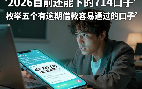 2026目前还能下的714口子,枚举五个有逾期借款容易通过的口子