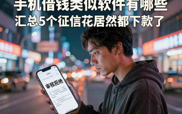 手机借钱类似软件有哪些,汇总5个征信花居然都下款了的平台