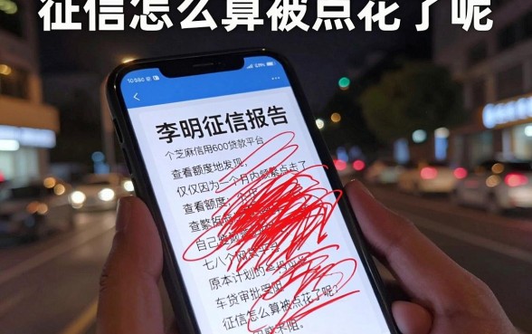 征信怎么算被点花了呢,细致阐述五个芝麻信用600贷款平台