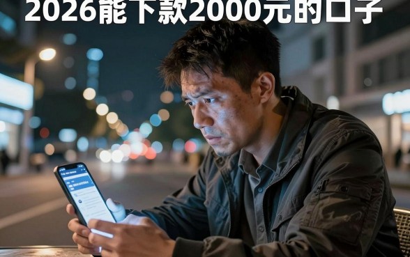 2026能下款2000元的口子,概览五个不看负债查询的app