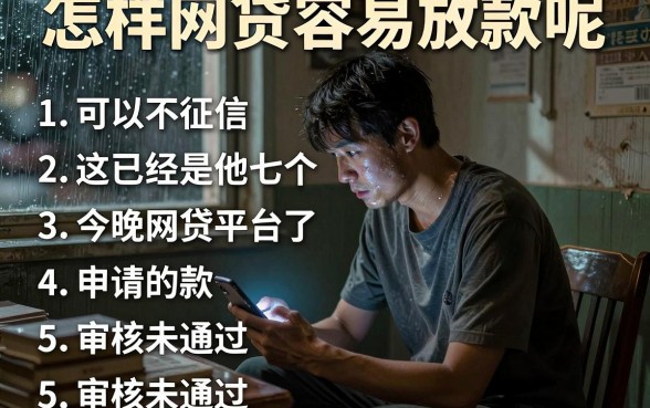 怎样网贷容易放款呢，罗列五个可以不看征信就能下款的口子